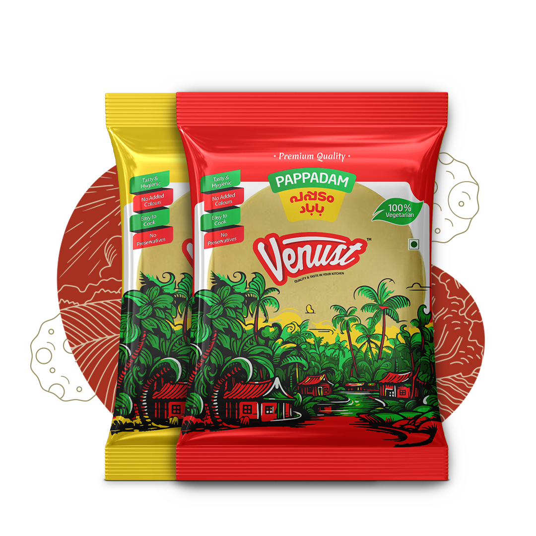 Pappadam(100g x 2Pack) – Venust Foods